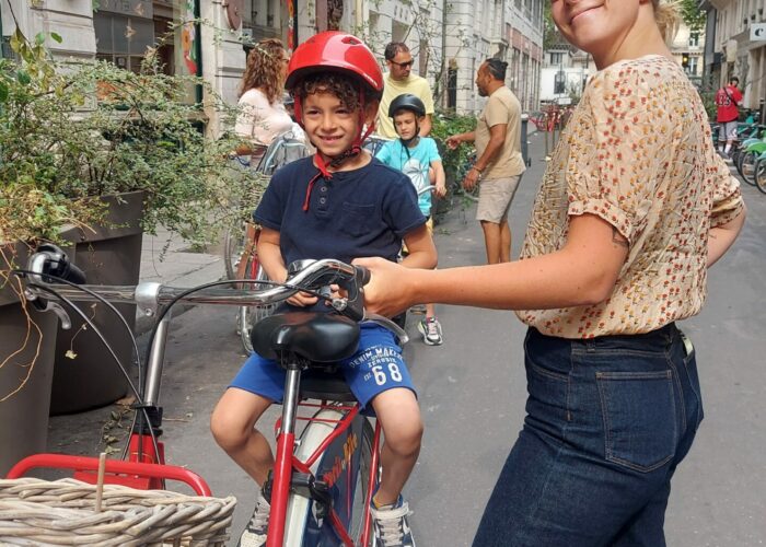 Kids op de fiets